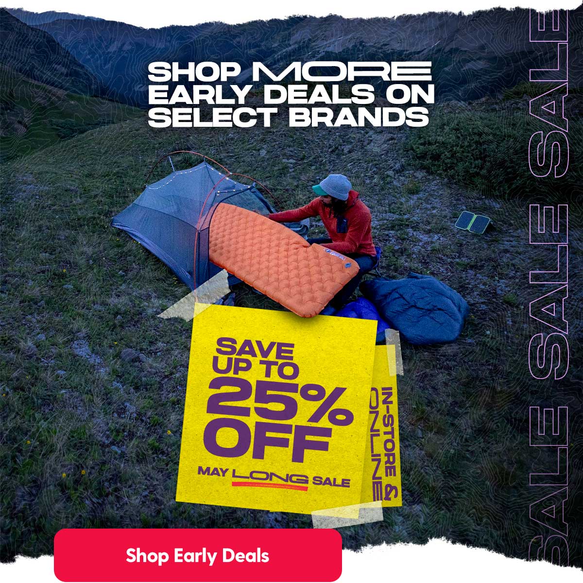 Save up to 25% off select brands now!