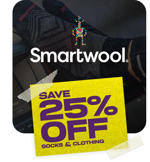 Save 25% off Smartwool