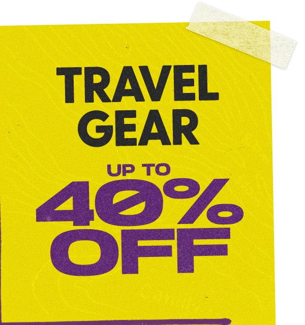 Save up to 40% off Travel