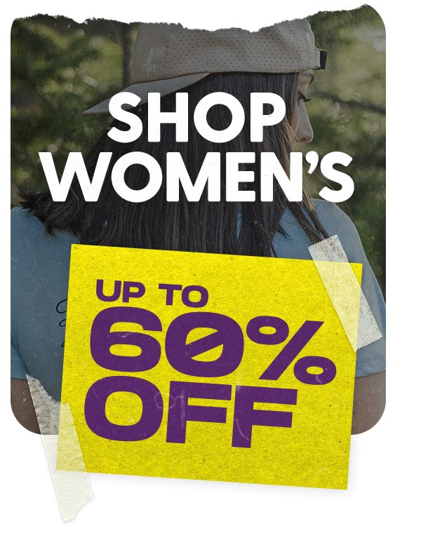 Save up to 60% off Women's