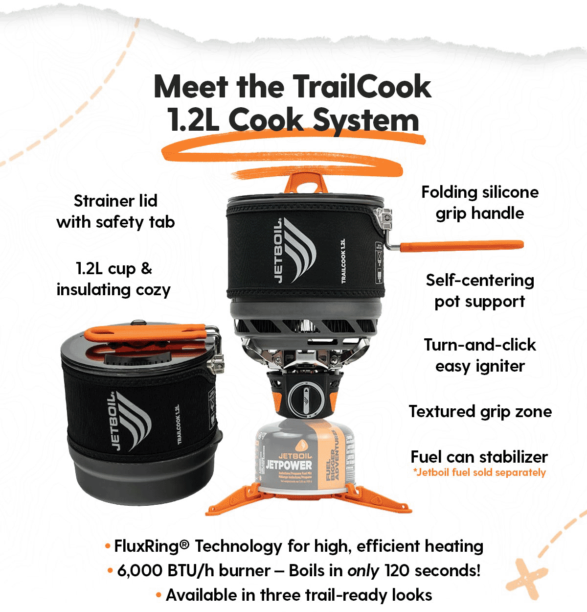 Meet the TrailCook 1.2L Cook System