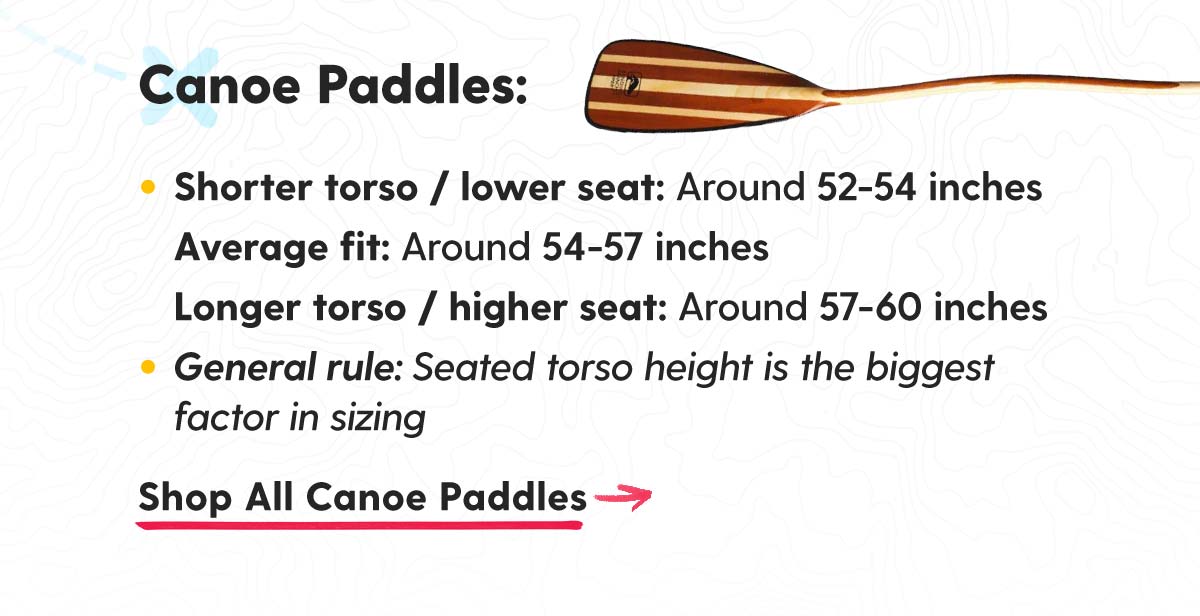 Shop Canoe Paddles