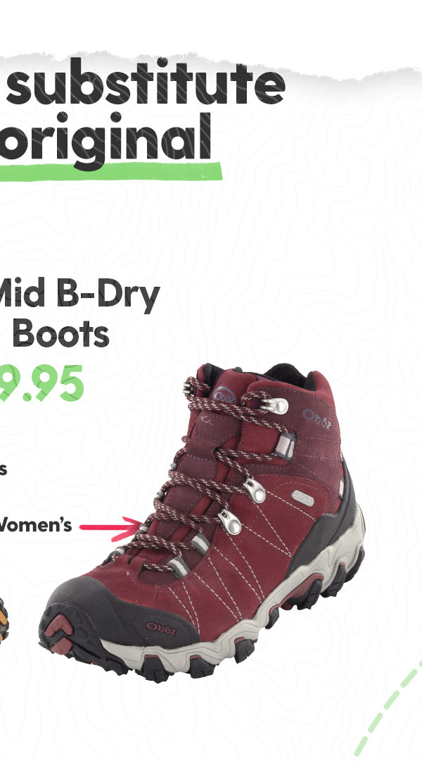 Shop Women's Bridger Mid B-Dry Hiking Boots - $259.95
