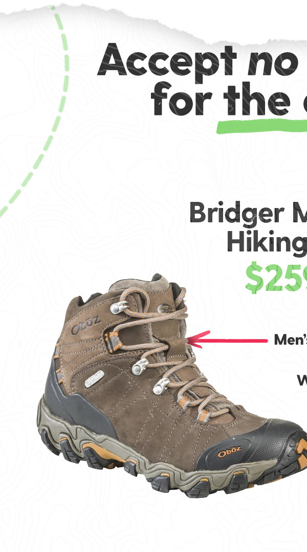 Shop Men's Bridger Mid B-Dry Hiking Boots - $259.95