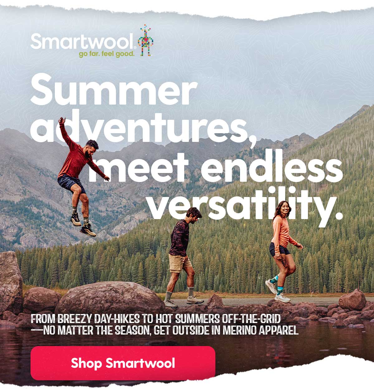 Shop Smartwool for Summer Adventures