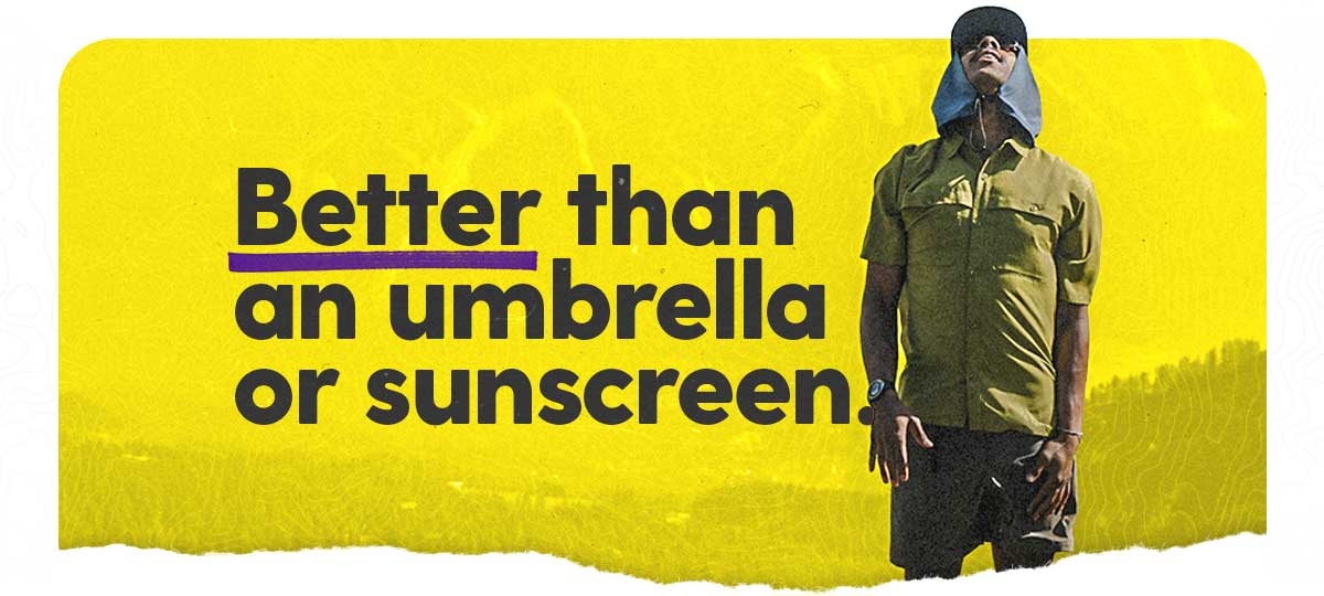 Better than an umbrella or sunscreen—Shop Mountain Hardwear