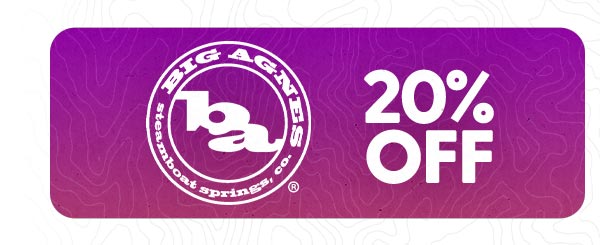 Save 20% Off Big Agnes