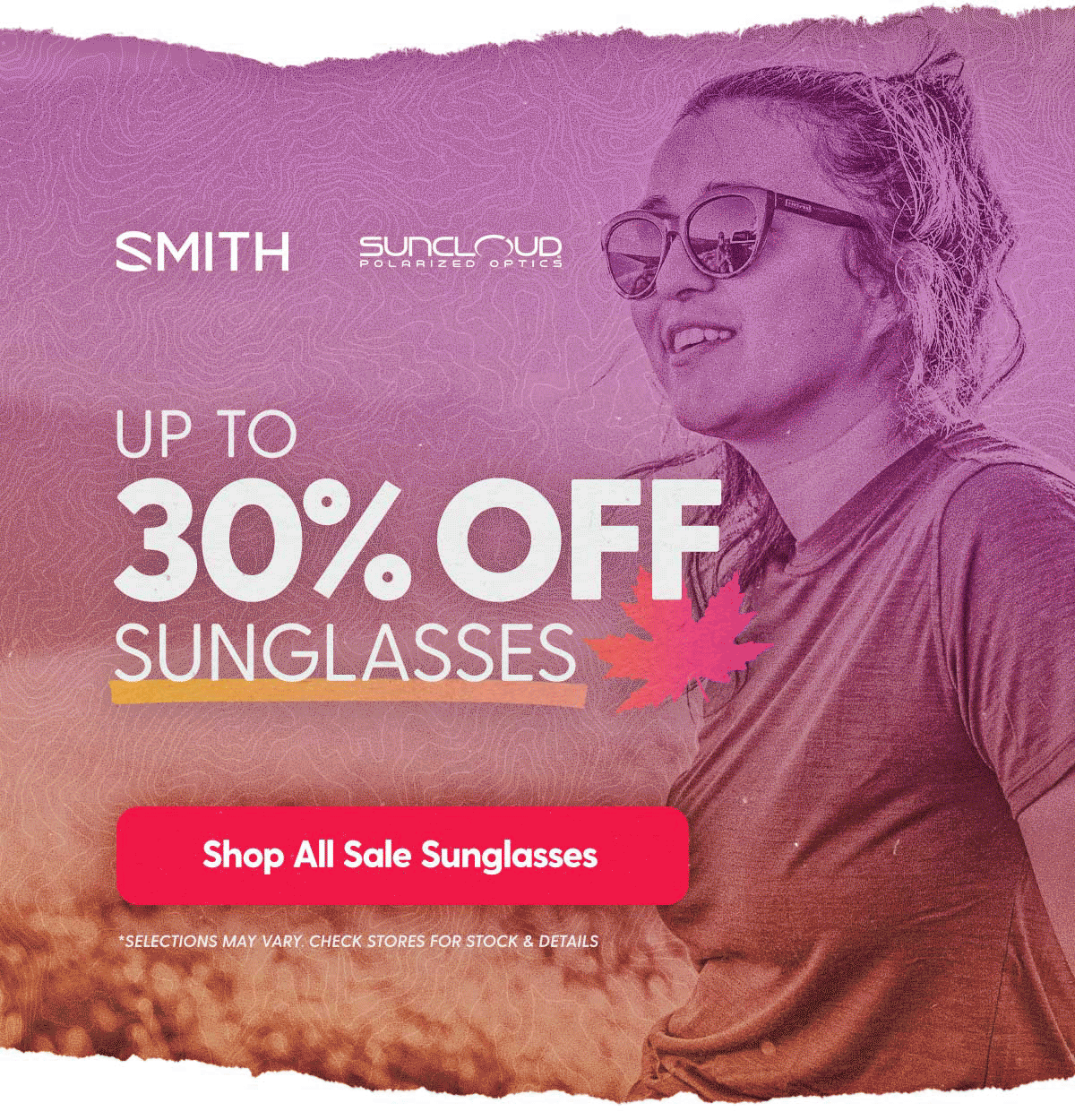 The Big Summer Sale: Save up to 30% off sunglasses