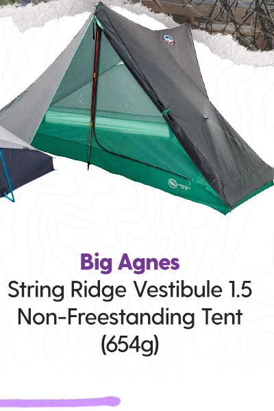 Shop Big Agnes String Ridge Vestibule 1.5 Non-Freestanding Tent - 654g