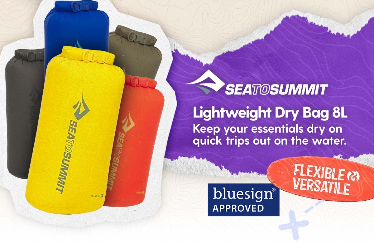 Staff Pick: Sea to Summit Lightweight Dry Bag 8L - Keep your essentials dry on quick trips out on the water.