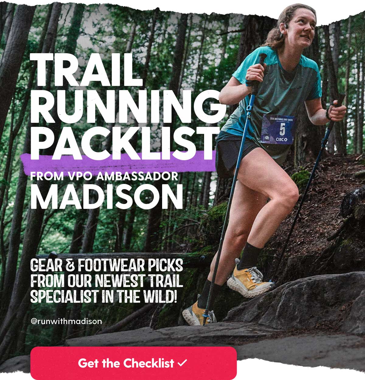 Trail Running Packlist from @runwithmadison