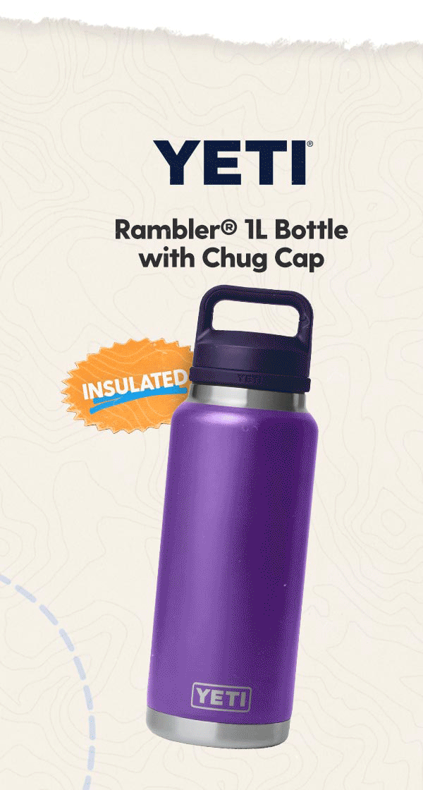 Yeti Rambler 1L Bottle with Chug Cap (Insulated)