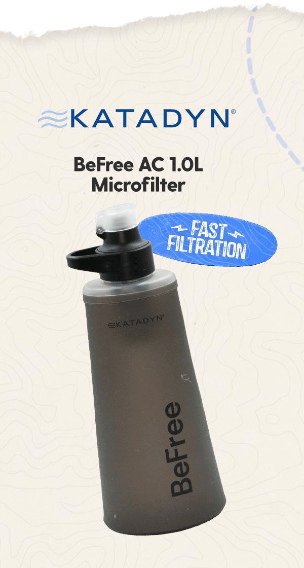 Katadyn BeFree AC 1.0L Microfilter (Fast Filtration)