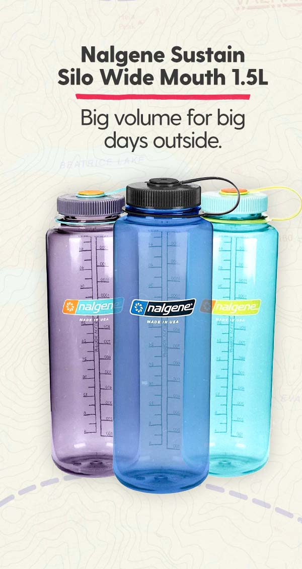 Nalgene Sustain Silo Wide Mouth 1.5L: Big volume for big days outside.