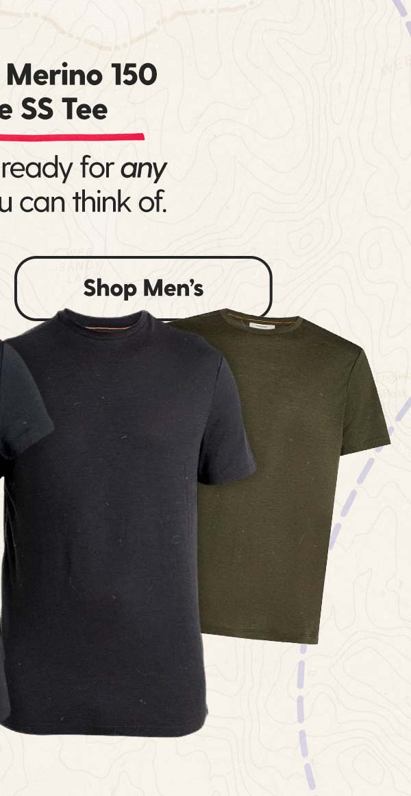 Men's Icebreaker Merino 150 Tech Lite SS Tee: Versatile and ready for any adventure you can think of.