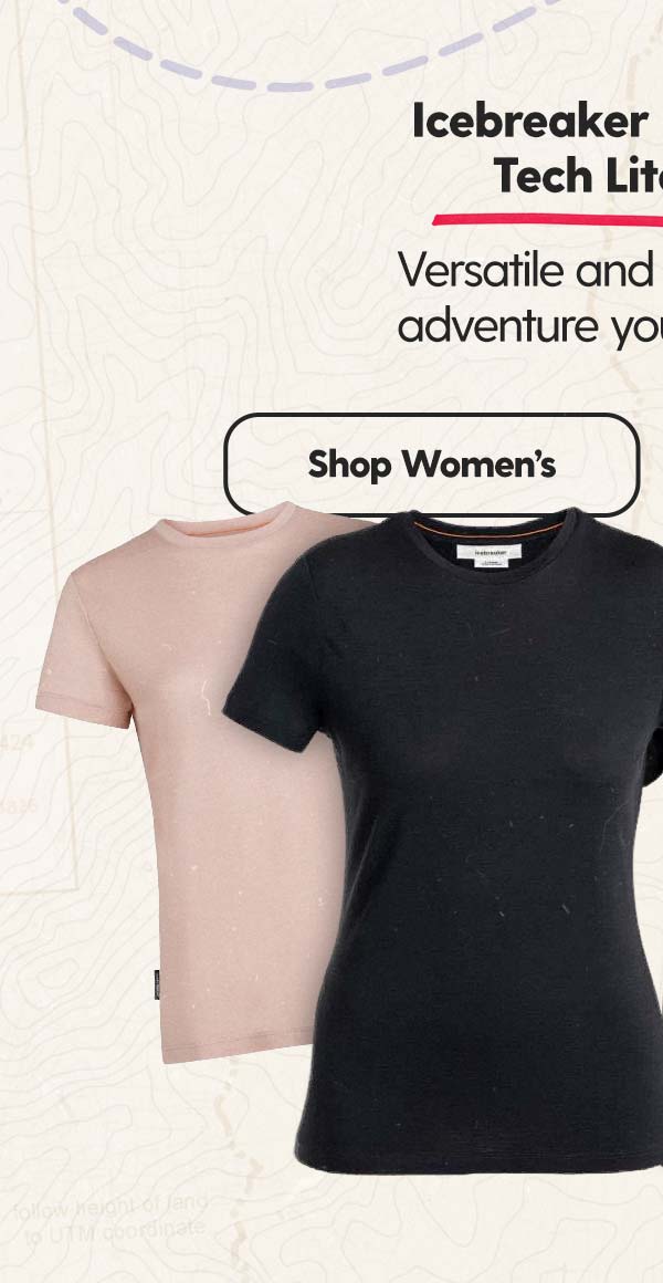 Women's Icebreaker Merino 150 Tech Lite SS Tee: Versatile and ready for any adventure you can think of.
