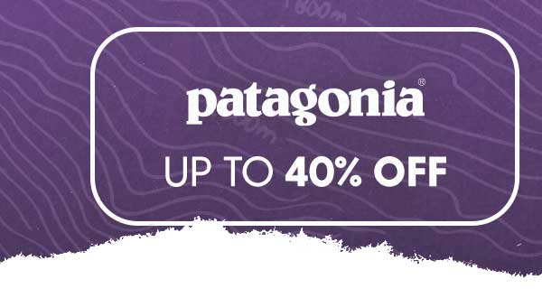 Save up to 40% off Patagonia