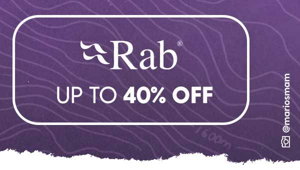 Save up to 40% off Rab