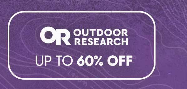 Save up to 60% off Outdoor Research