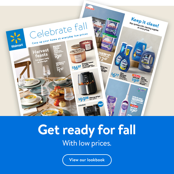 Get ready for fall - With low prices.