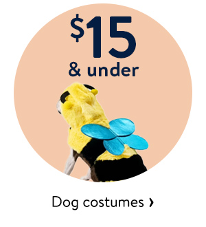 $15 & under - Dog costumes