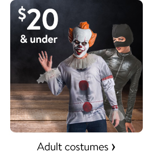 $20 & under - Adult costumes