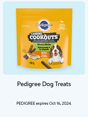 Pedigree Dog Treats - PEDIGREE expires Oct 16, 2024.