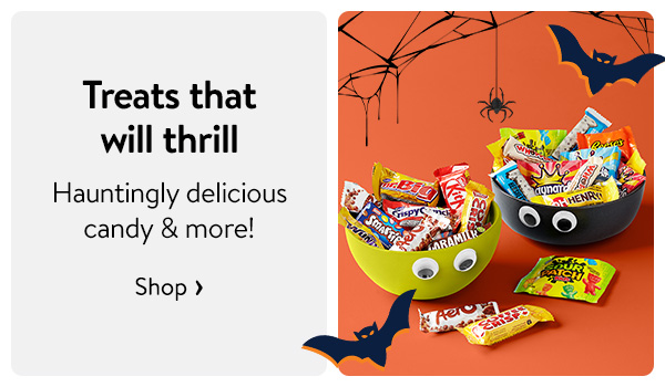 Treats that will thrill - Hauntingly delicious candy & more!