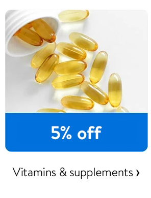 5% off - Vitamins & supplements