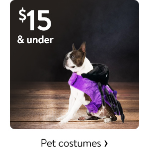 $15 & under - Pet costumes