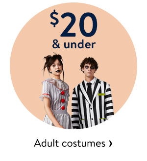 $20 & under - Adult costumes