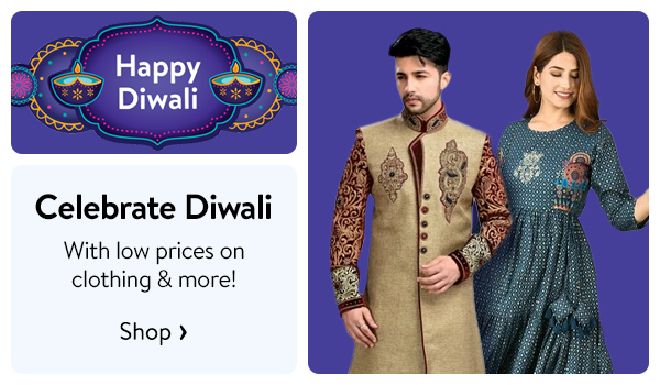 Celebrate Diwali - With low prices on clothing & more!