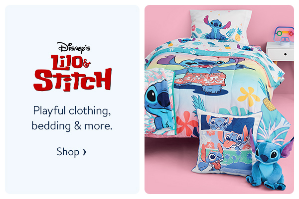 Lilo & Stitch - Playful clothing, bedding & more.