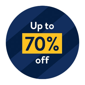 Up to 70% off