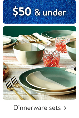 $50 & under - Dinnerware sets