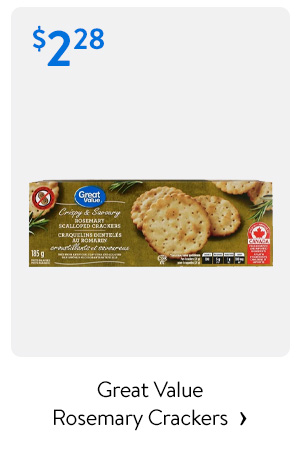 Great Value Rosemary Crackers