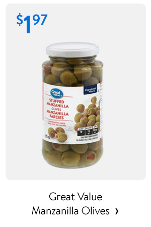 Great Value Manzanilla Olives