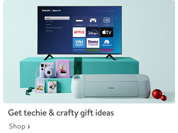 Get techie & crafty gift ideas