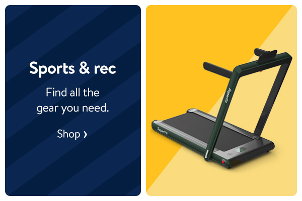 Sports & rec - Find all the gear you need.