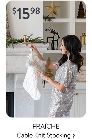 $15.98 - FRAÎCHE Cable Knit Stocking