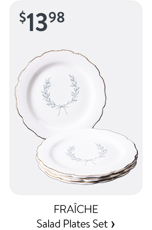 $13.98 - FRAÎCHE Salad Plates Set