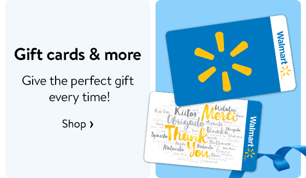 Gift cards & more - Give the perfect gift every time!