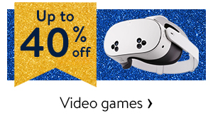 Up to 40% off - Video games