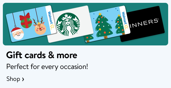 Gift cards & more - Perfect for every occasion!