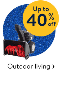 Up to 40% off - Outdoor living