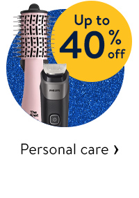 Up to 40% off - Personal care