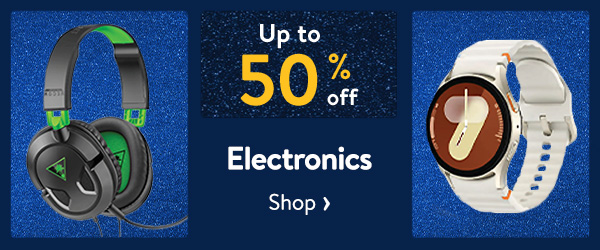 Up to 50% off - Electronics