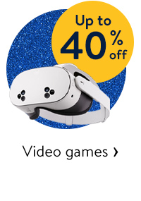 Up to 40% off - Video games