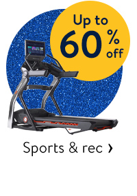 Up to 60% off - Sports & rec