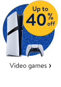 Up to 40% off - Video games